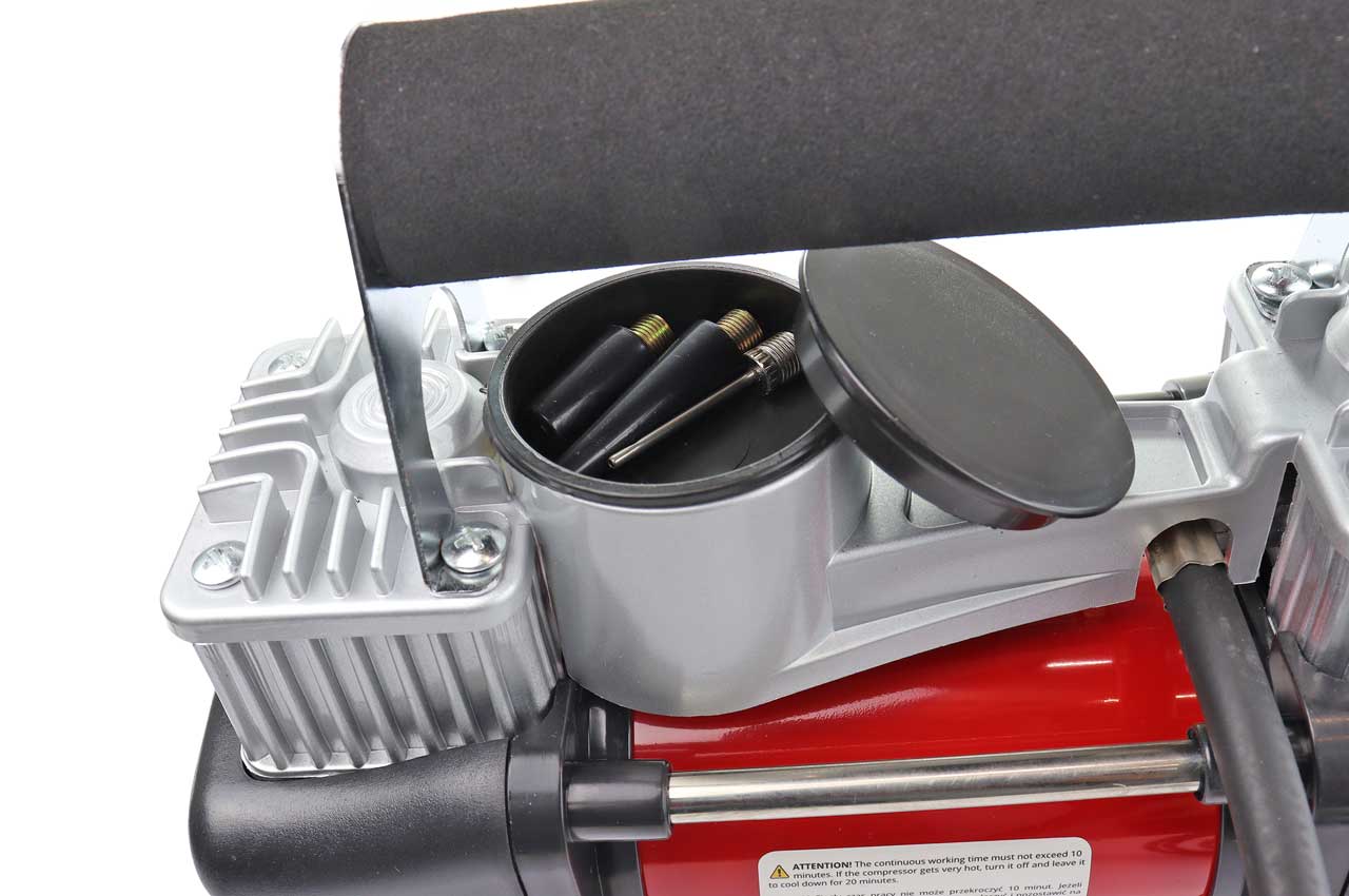 Compressore per auto 12V a due cilindri