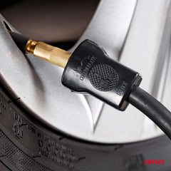 Compressore per auto 12V visto di lato