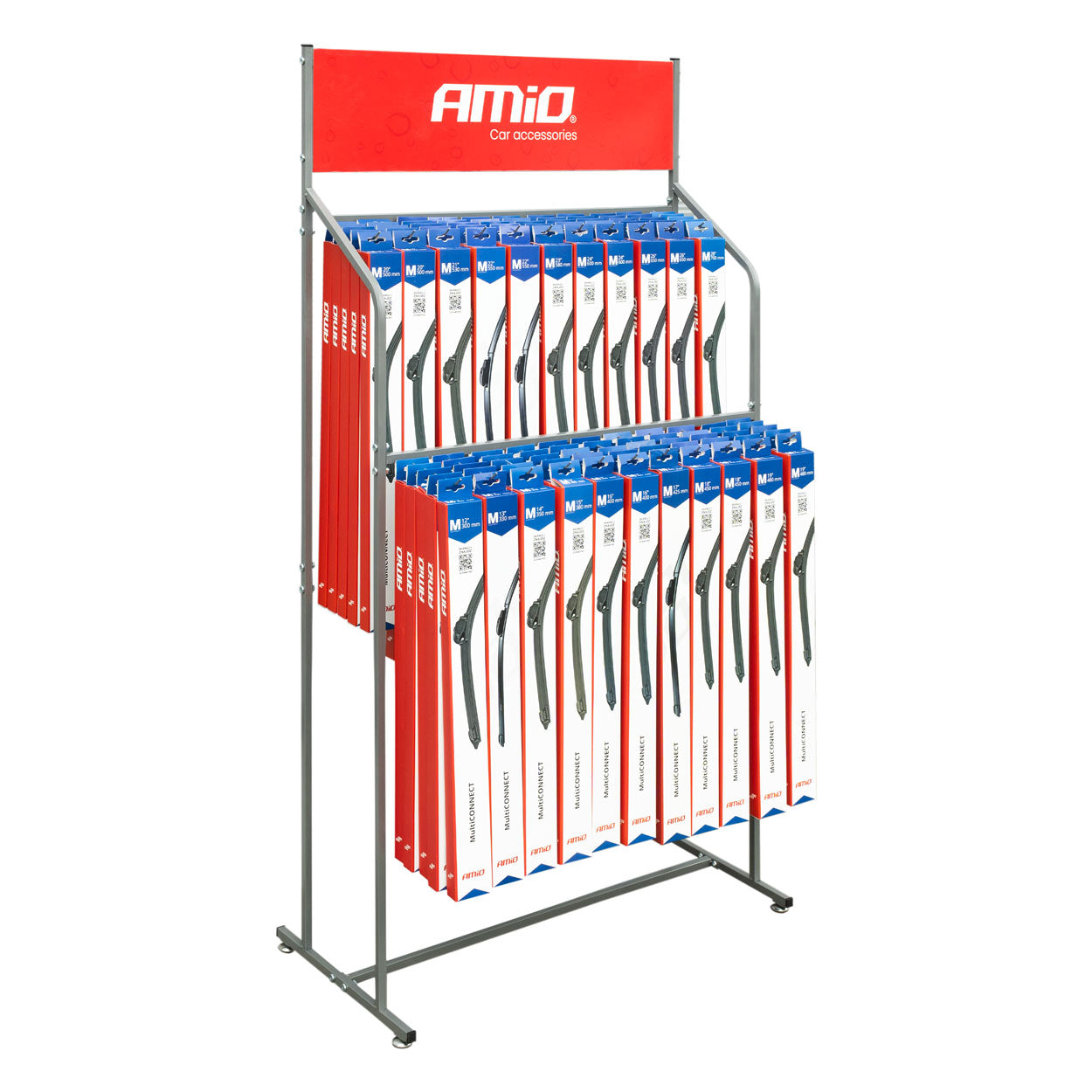 Display per tergicristalli con 22 ganci