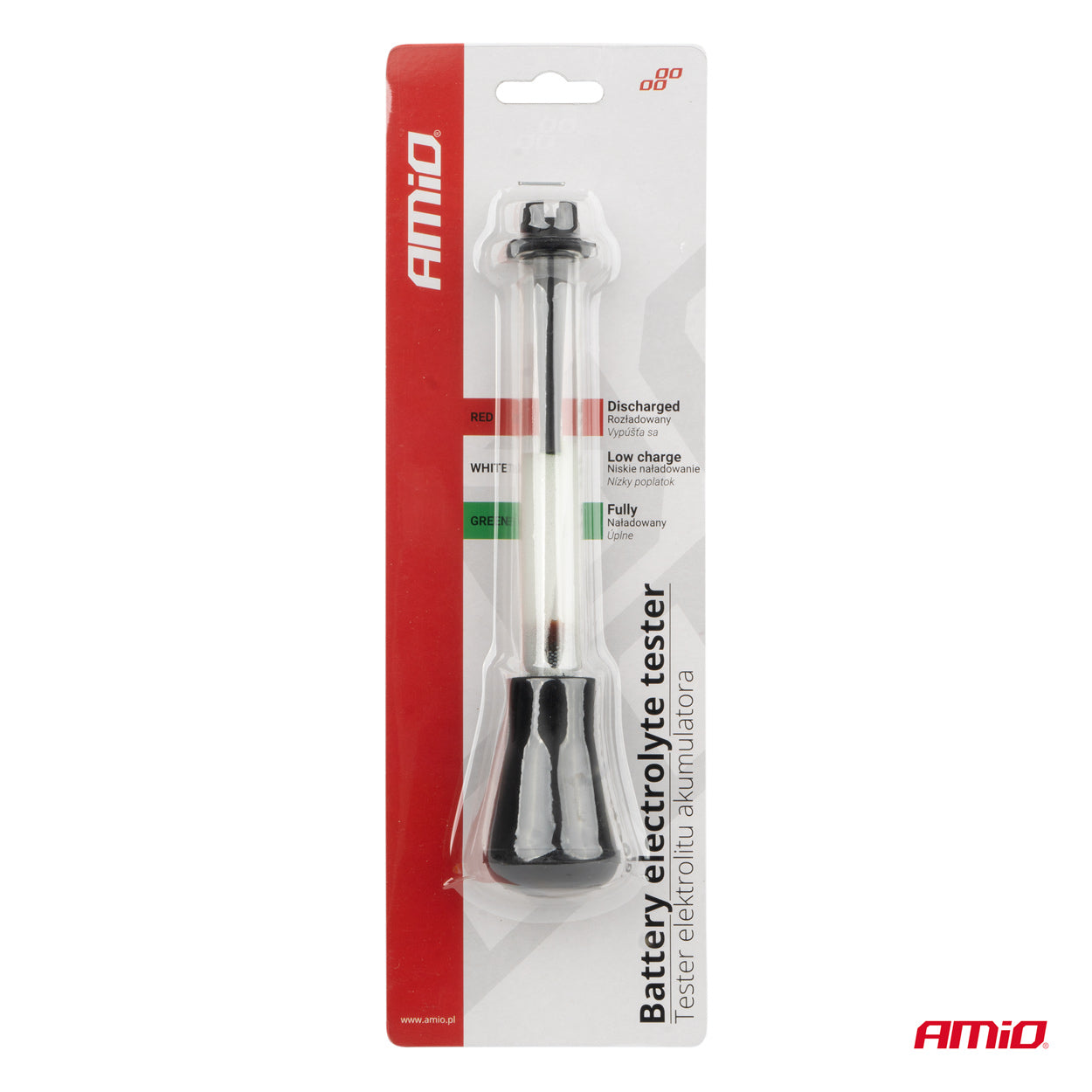 Tester elettrolito batteria TEST-01 per controllare lo stato di carica della batteria