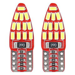 Lampadina LED T10e W5W con CANBUS e 24 diodi LED SMD 3014
