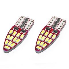 Lampadina LED T10e W5W con 24 diodi LED SMD 3014