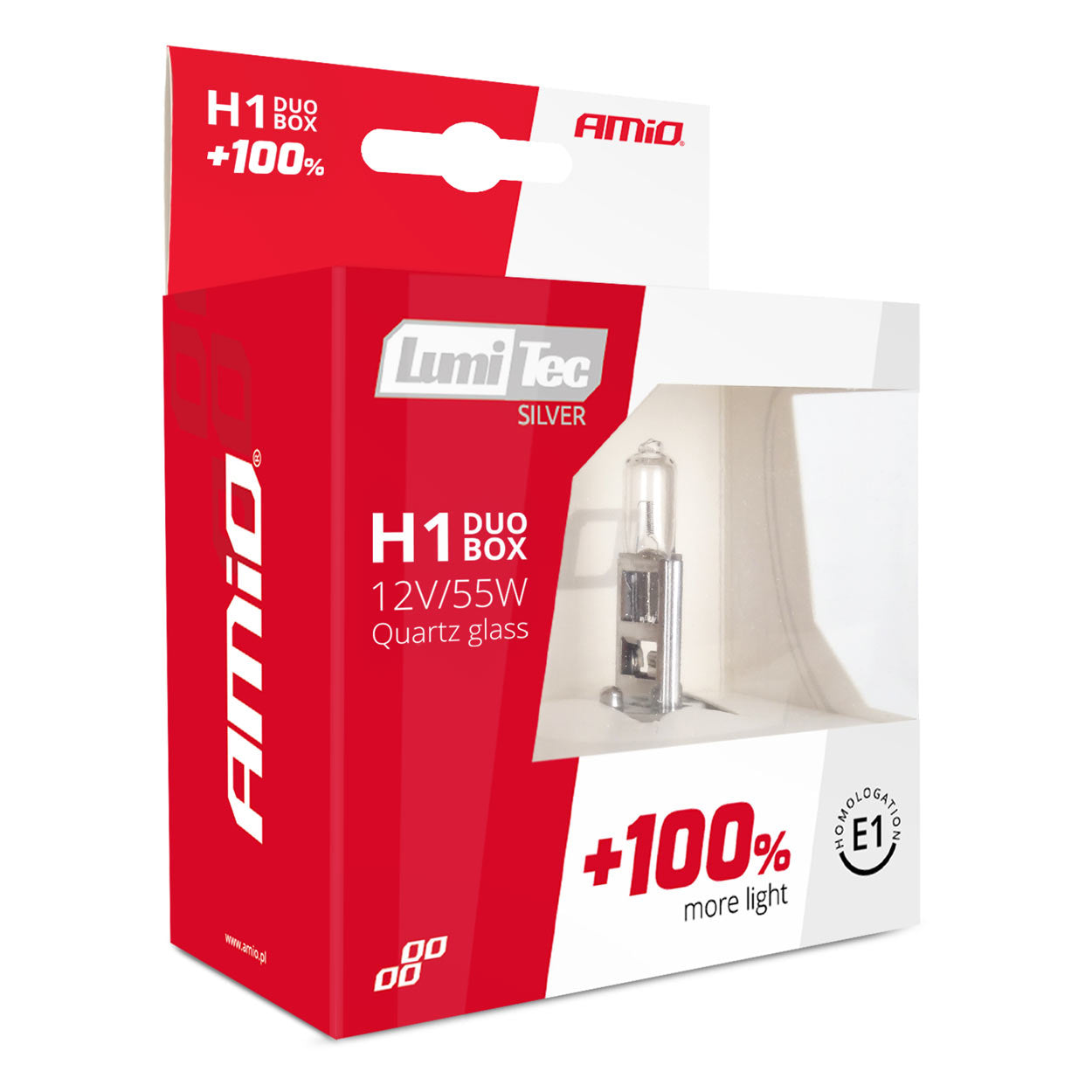 Lampadine alogene H1 12V 55W LumiTec Silver