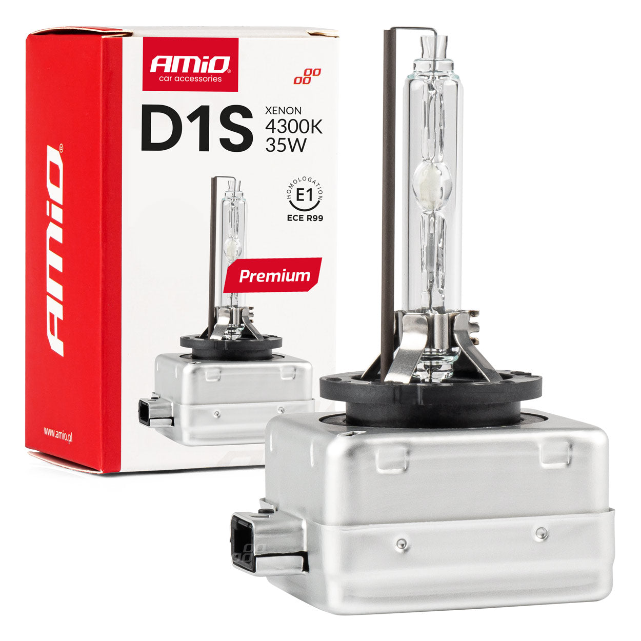 Lampada xenon D1S con temperatura colore di 4300K