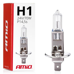 Lampadina alogena H1 trasparente 24 V 70 W