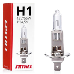 Lampadina alogena H1 trasparente 12 V 55 W