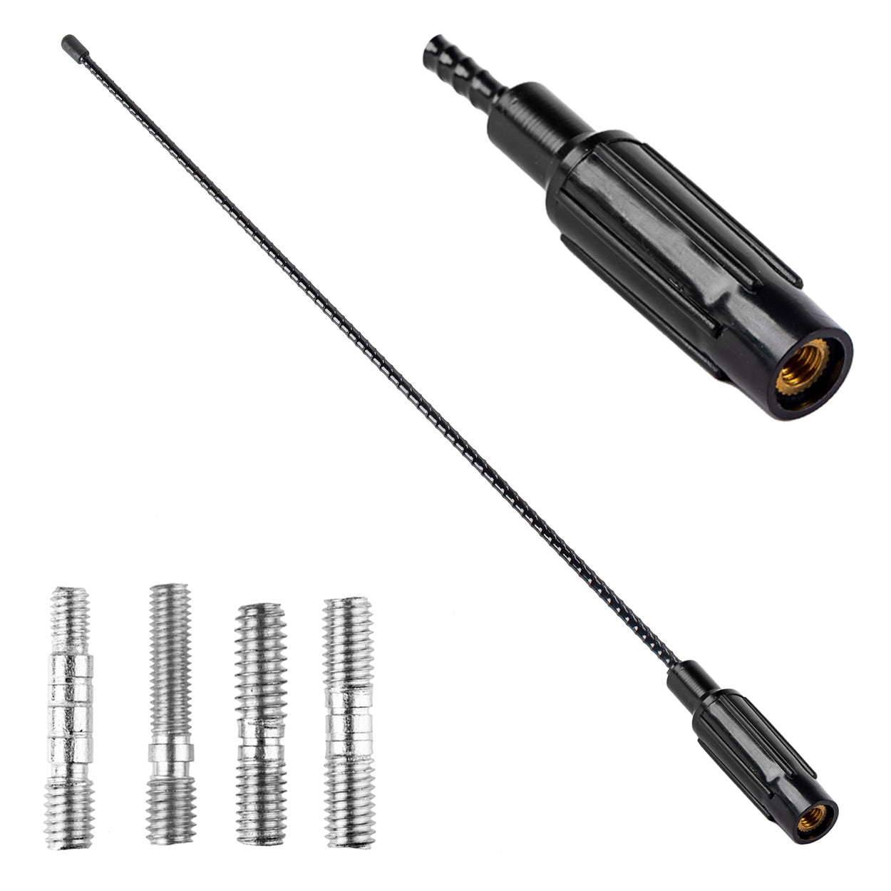 Bilantenne på 41 cm med fire adaptere