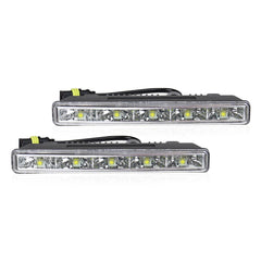Luci diurne DRL 501HP con piastra frontale in alluminio