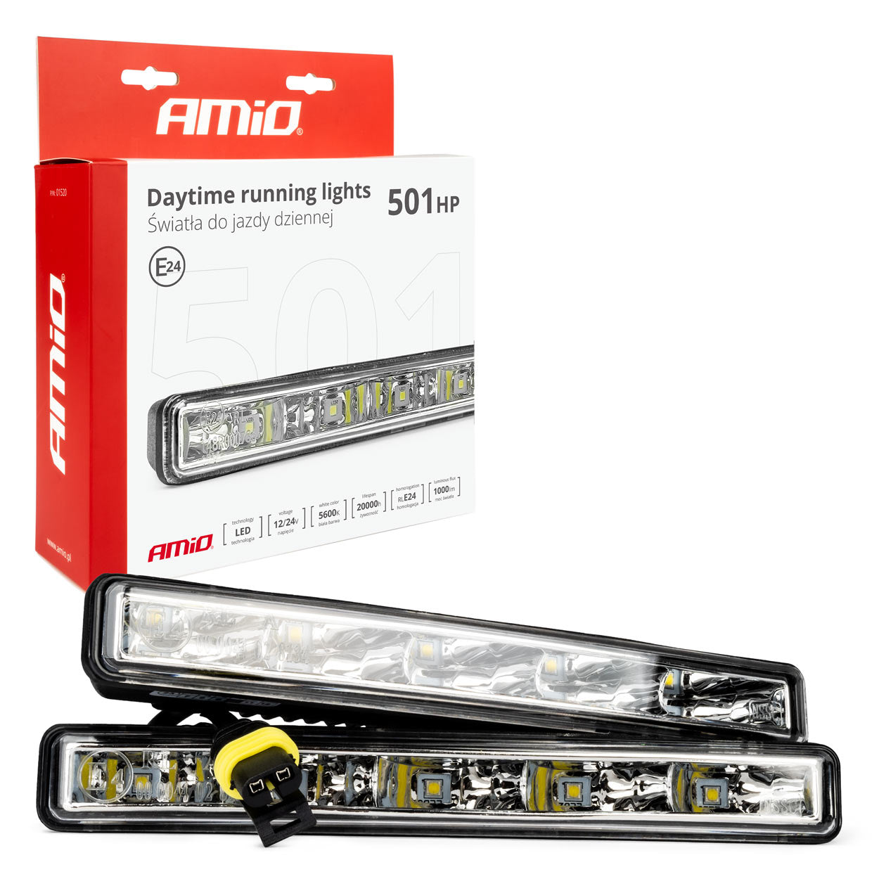 Luci diurne DRL 501HP con 5 diodi SMD