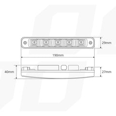 Luci diurne DRL 507HP per il montaggio