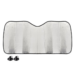 Parasole argentato per parabrezza auto, 130 x 60 cm
