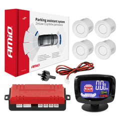 Assistente al parcheggio LED-GRAF con quattro sensori bianchi