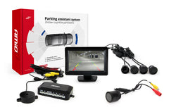 Sistema di assistenza al parcheggio con display TFT da 4,3 pollici e quattro sensori