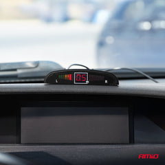 Sensori di parcheggio argentati con display LED