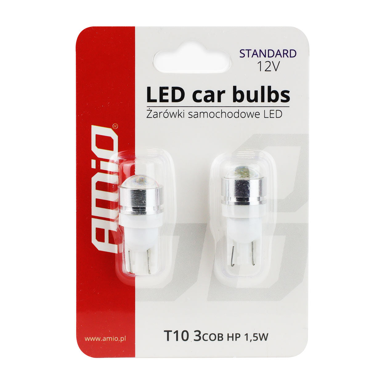 Lampadina LED T10 W5W con lente