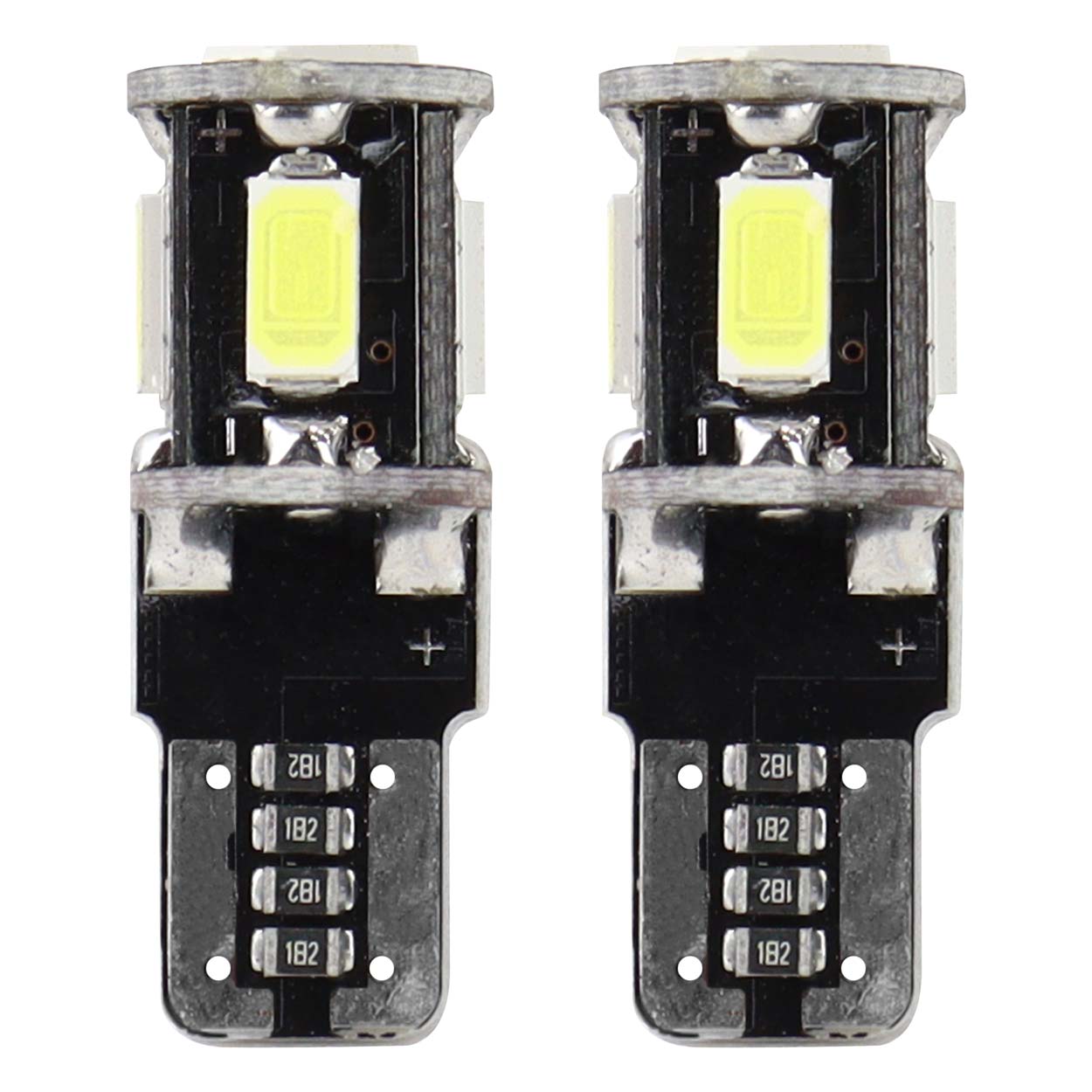 Lampadina LED T10 W5W CANBUS con 5 diodi SMD 5730