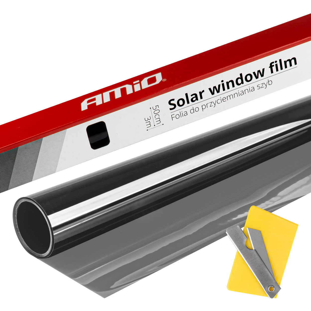 Solfilm Light Black på 50 x 300 cm