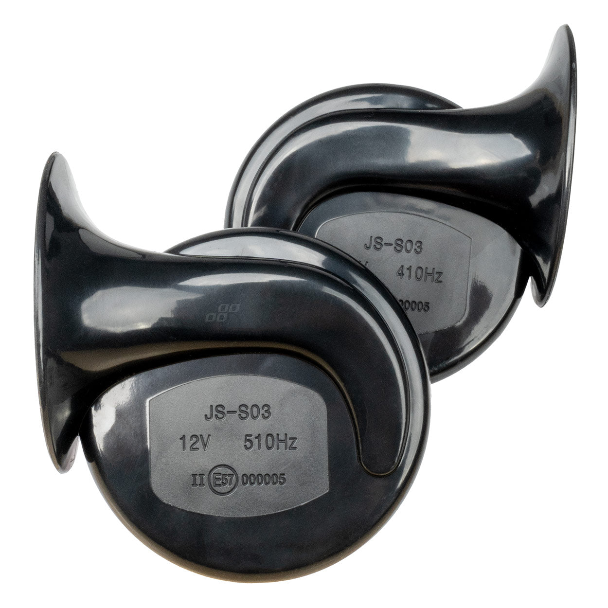 Clacson a fanfara 12V in set da 2 trombe