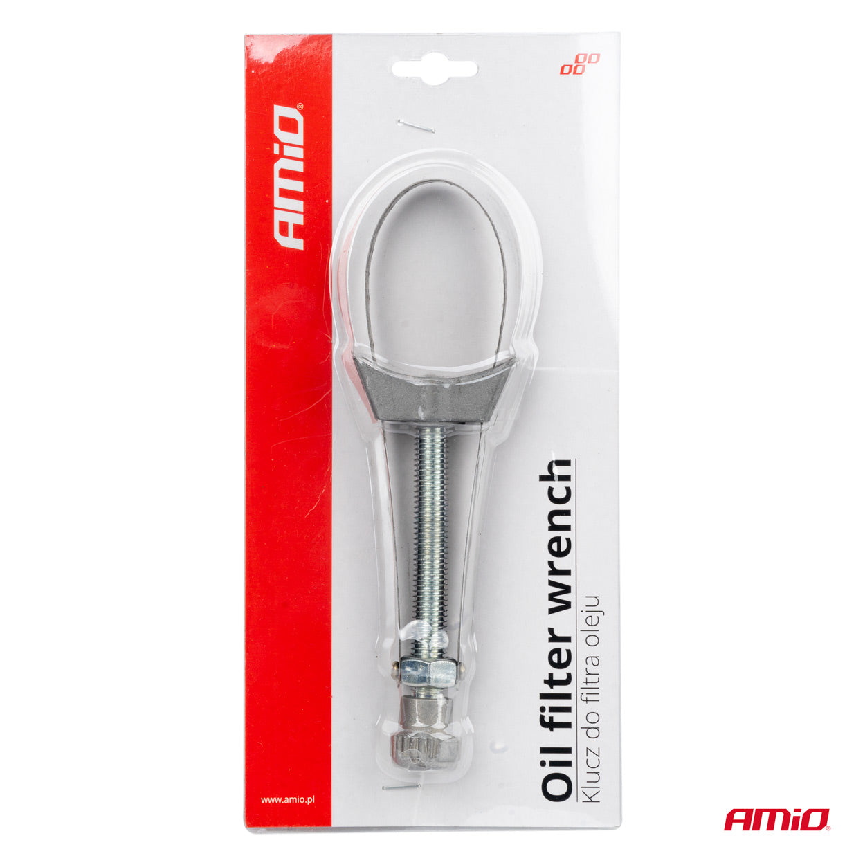 Chiave per filtro olio con nastro regolabile