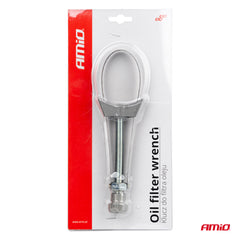 Chiave per filtro olio con nastro regolabile