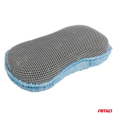 Spugna in microfibra per il lavaggio vista di lato