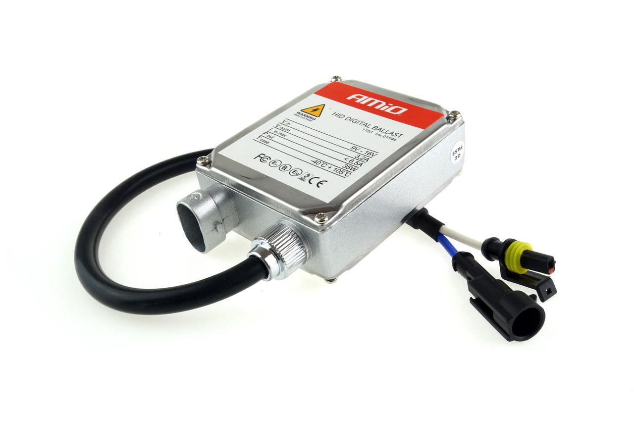 Kit Xenon H7M in metallo 6000K con cablaggio e componenti di montaggio