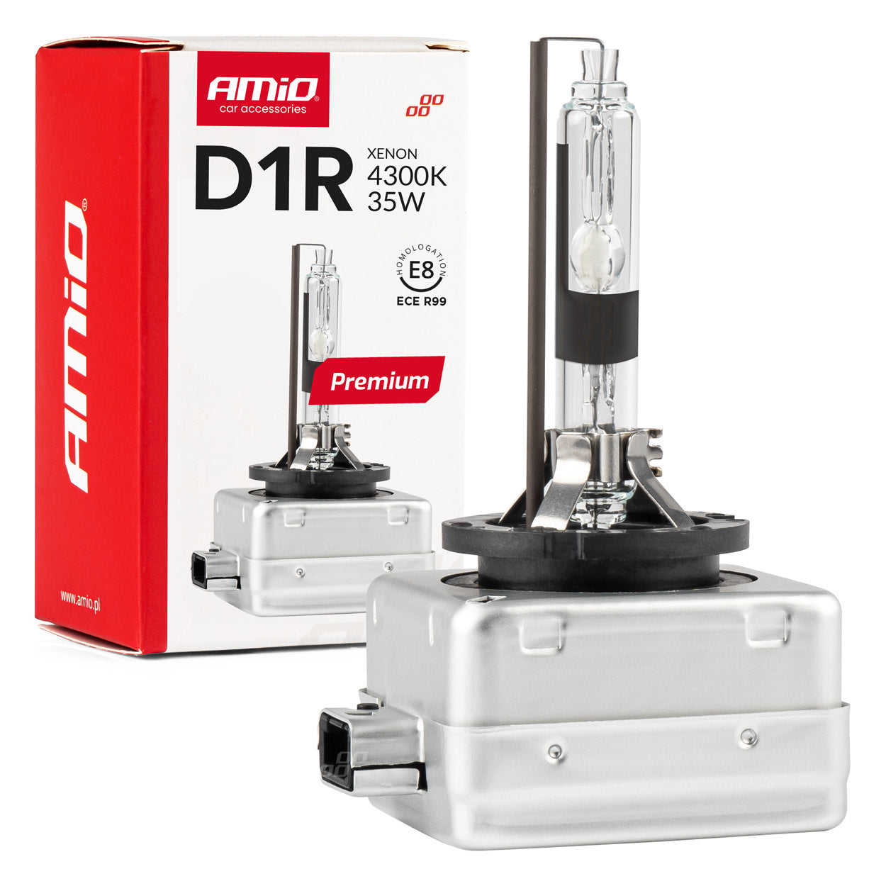 Lampadina xenon D1R da 35W con temperatura colore di 4300K