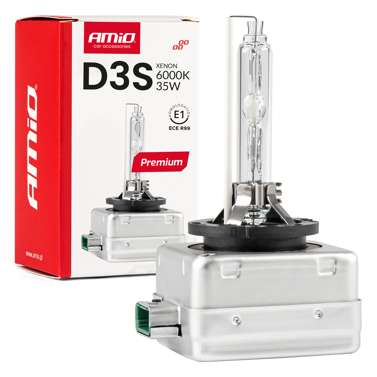 Lampadina xenon D3S con temperatura colore di 6000K