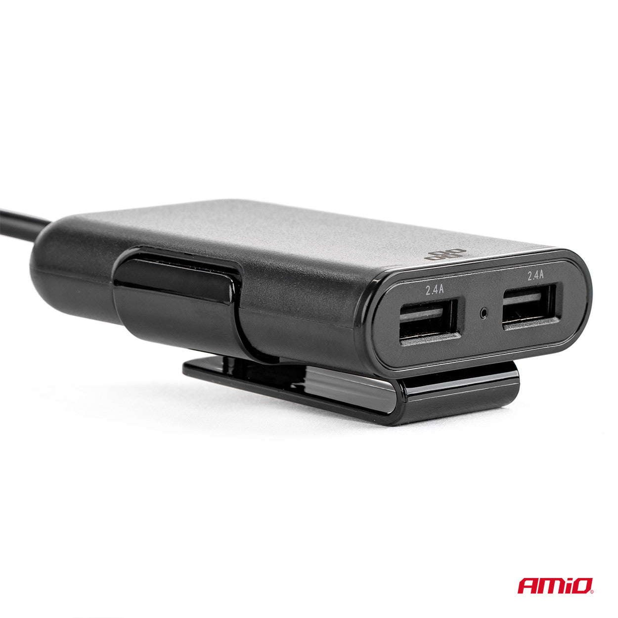 Caricatore USB da auto con porte USB anteriori e posteriori
