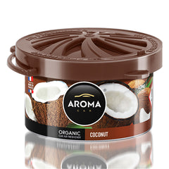 Aroma Car Organic Coconut deodorante per auto in lattina di alluminio