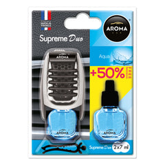 Aroma Supreme Duo Aqua profumo per auto per bocchetta di ventilazione