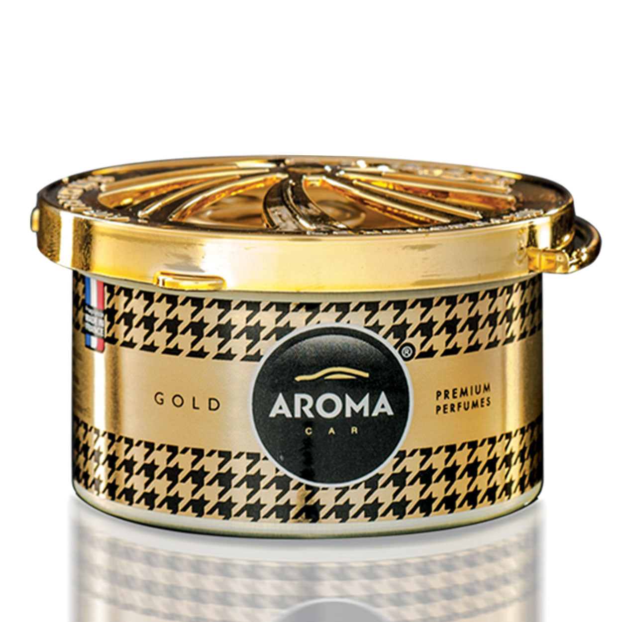 Profumatore per auto Aroma Prestige Organic Gold in lattina