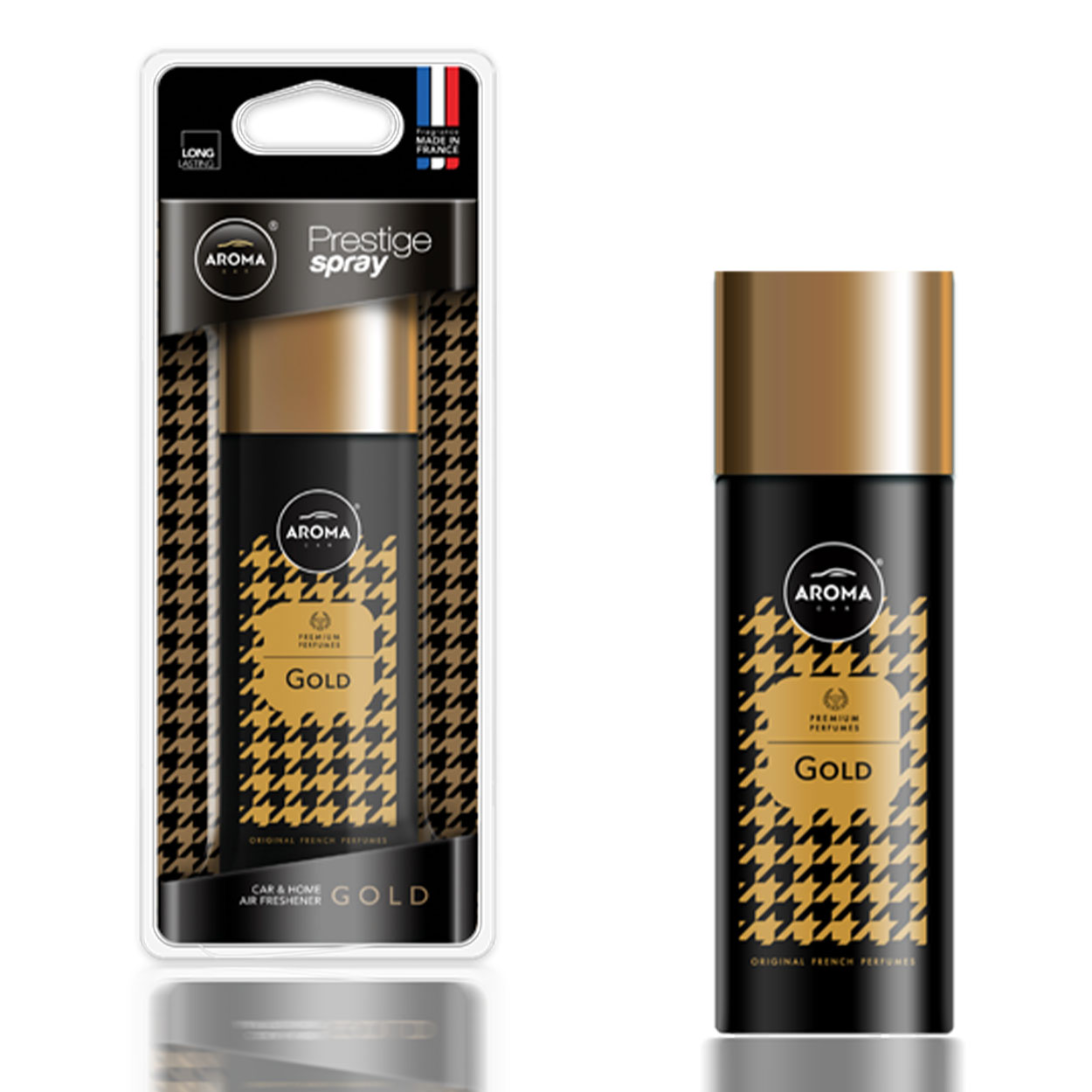 Aroma Car Prestige Spray Gold profumo per auto in flacone spray da 50 ml