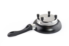Elektrisk 12 V stegepande med non-stick-belægning