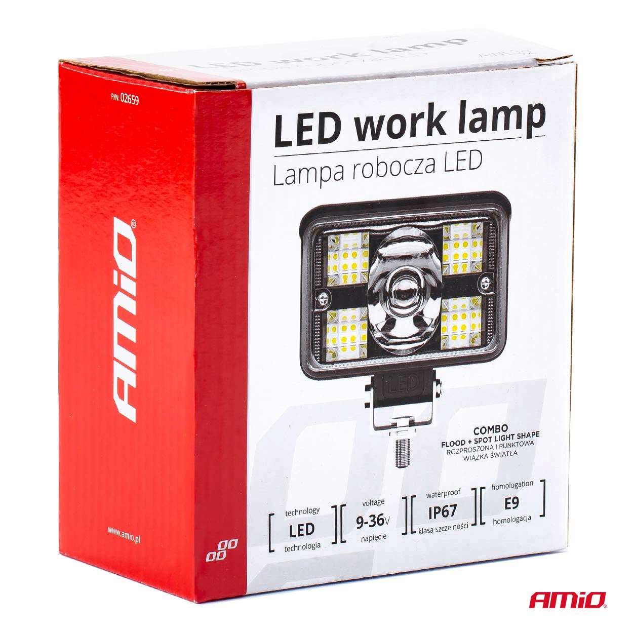 Arbejdslampe AWL32 til 9-36 V