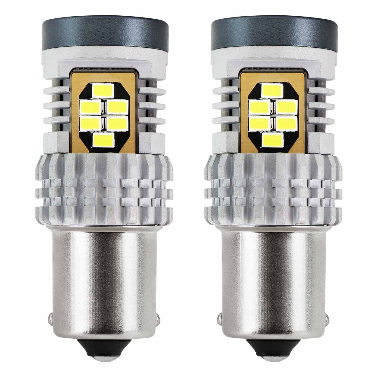 LED-pærer med 6000K hvidt lys til 12V og 24V
