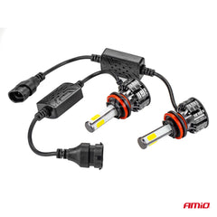 LED-pærer H8 H9 H11 med køleventilator