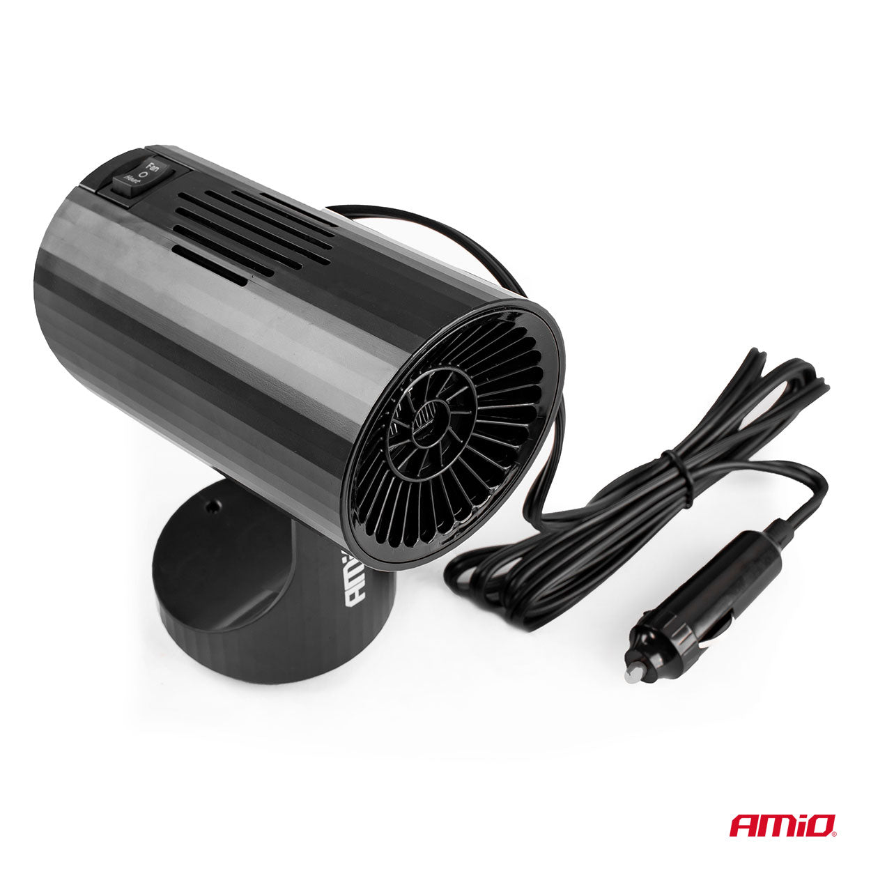Bilvarmer og defroster med 12 V og 150 W effekt