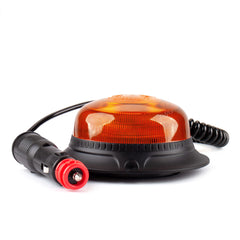 LED-advarselslampe W21m med orange lys og magnet