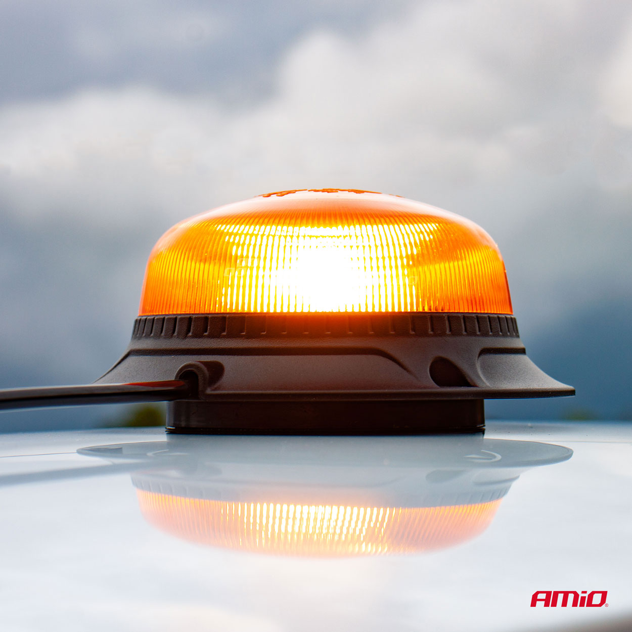 Luce di avvertimento LED con luce arancione