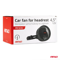 Ventilatore auto con due velocità per poggiatesta