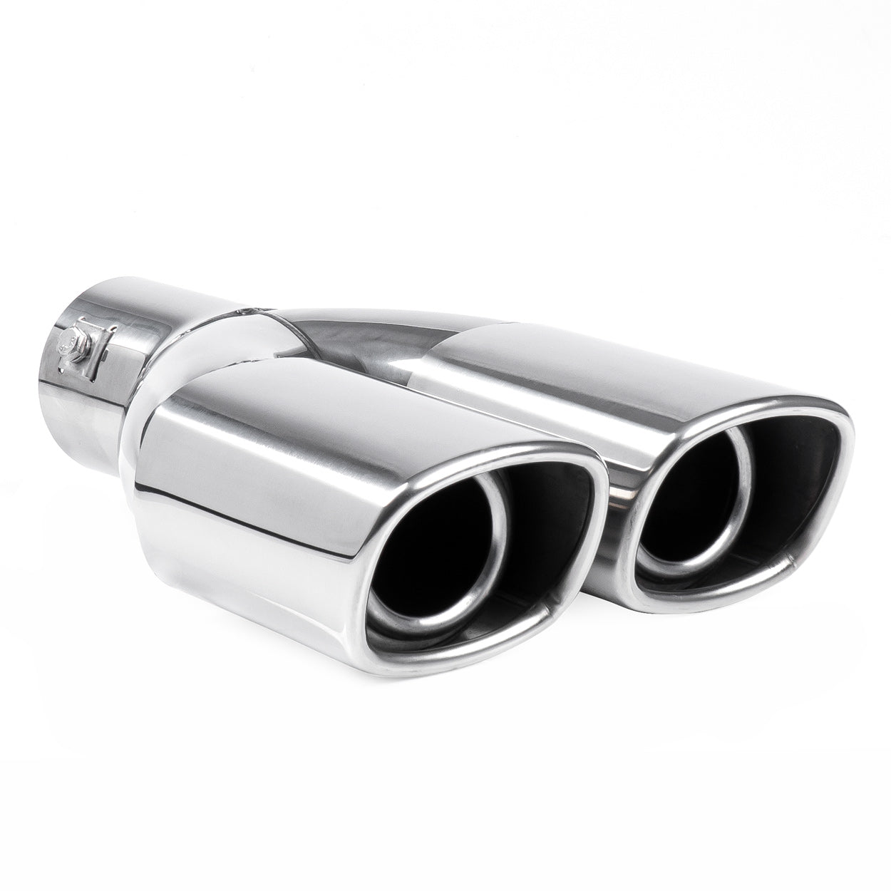 Terminale di scarico MT 025 in acciaio inox cromato
