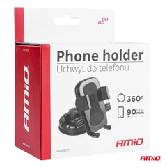 Supporto telefono con lati in silicone per auto