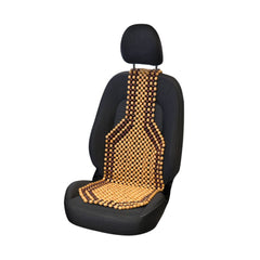 Cuscino coprisedile Carpoint con sfere in legno Classic 126x39 cm 