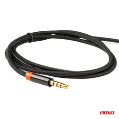 AUX-kabel med guldbelagte mini-jack-stik