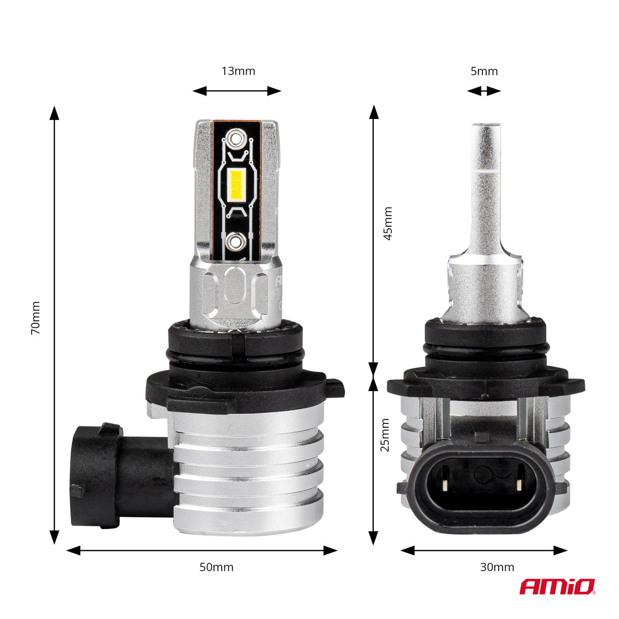 HB4 9006 H-mini LED-pære