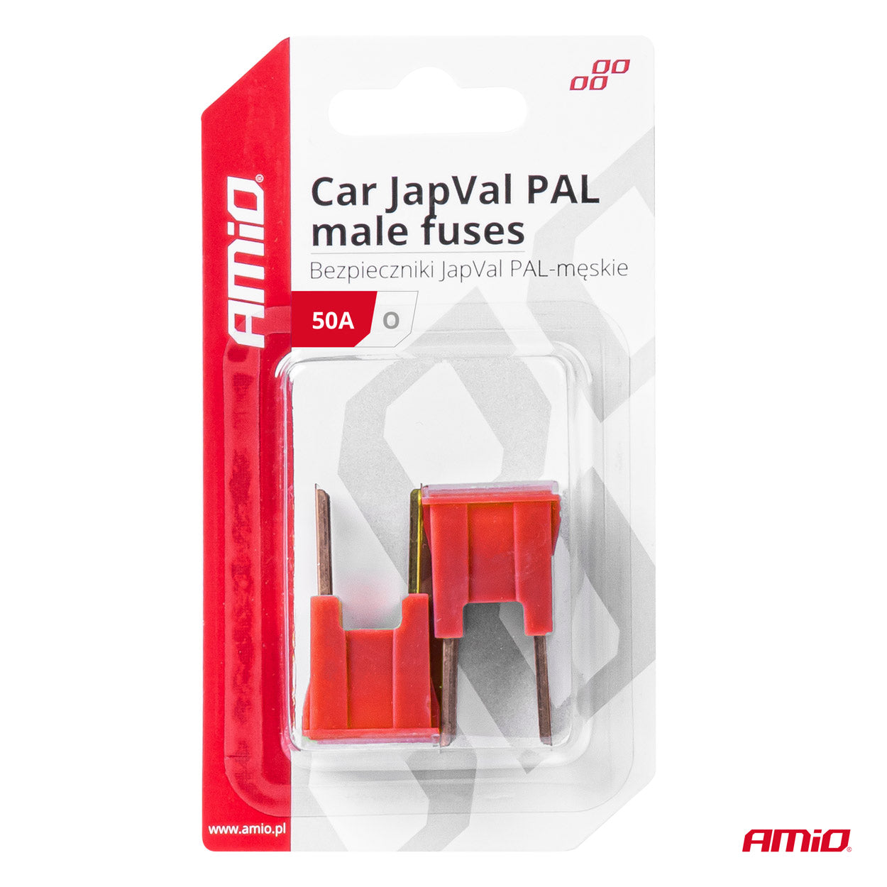 JAPVAL PAL O-sikringer 50 A i blisterpakning