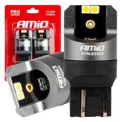 Lampadine LED W21/5W 7443 con CANBUS e luce bianca 6000K