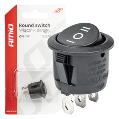 Interruttore a bilanciere ovale ON-OFF-ON 6 A/230 V