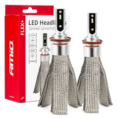 LED-pærer H8 H9 H11 H16 med 6000K